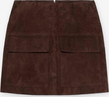 Jupe Trussardi en marron : devant