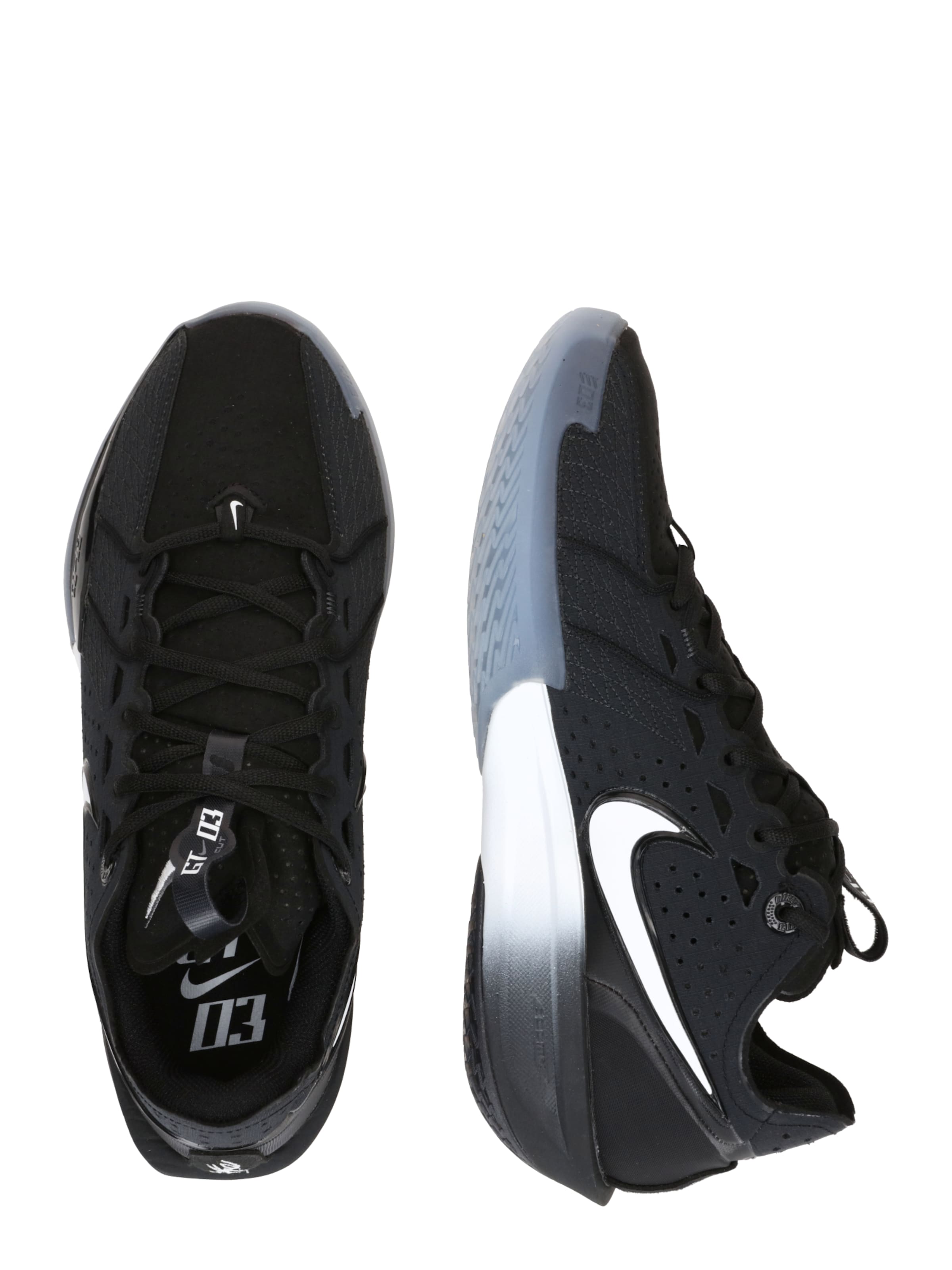 Nike Sportswear - Sapatilhas baixas 'G.T. CUT 3' em preto: lateral