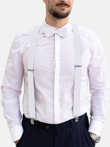 Massi Morino Suspenders in White