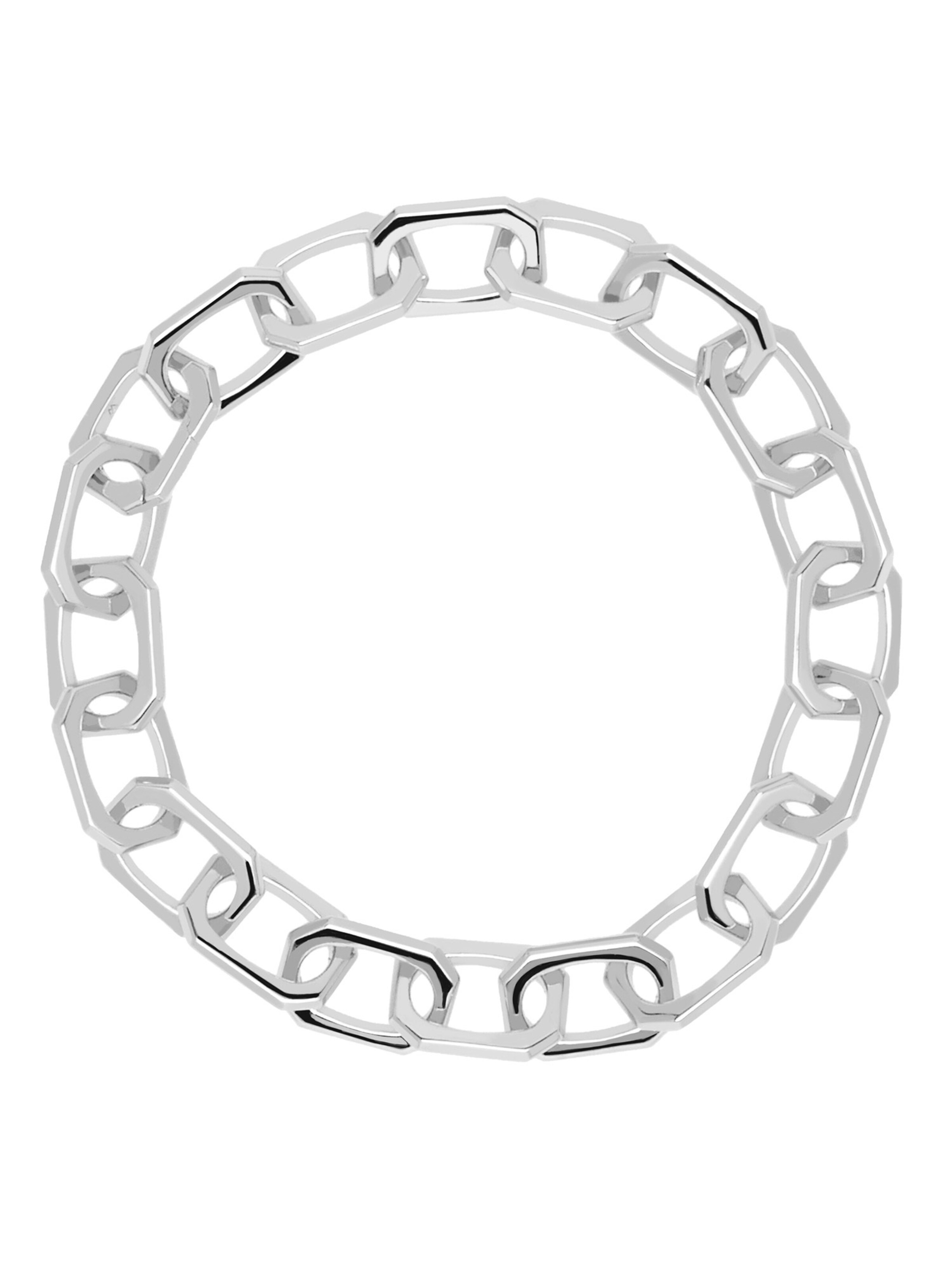 P D PAOLA Armband in Zilver: voorkant