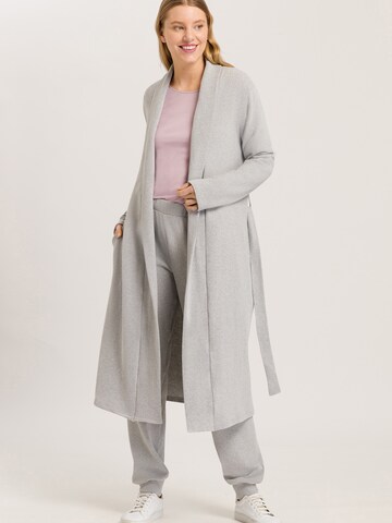 Hanro Dressing Gown ' Easywear ' in Grey