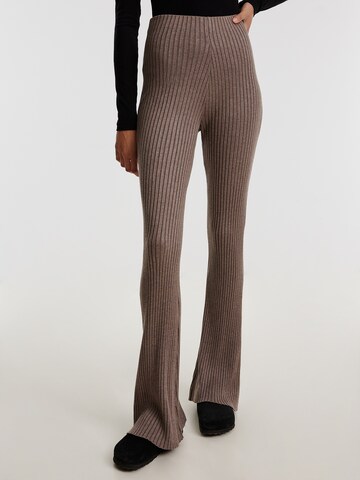 EDITED Flared Pants 'NOHEA' in Beige: front