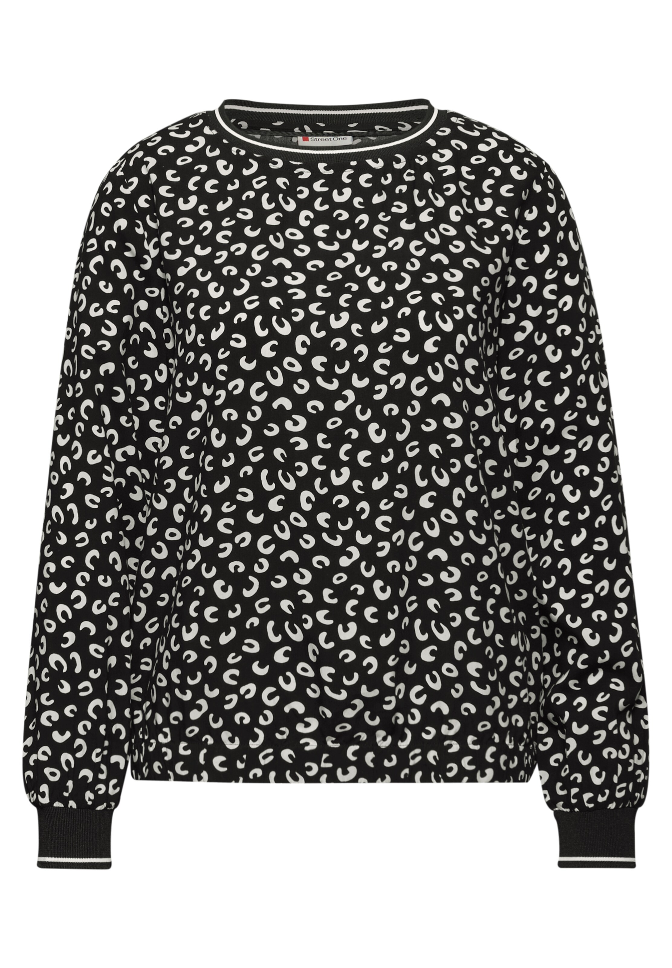 STREET ONE Blouse in Black: front