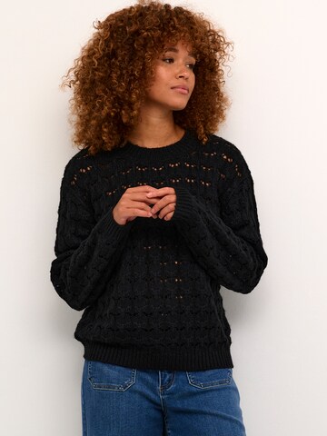 Kaffe Sweater 'Elena' in Black: front