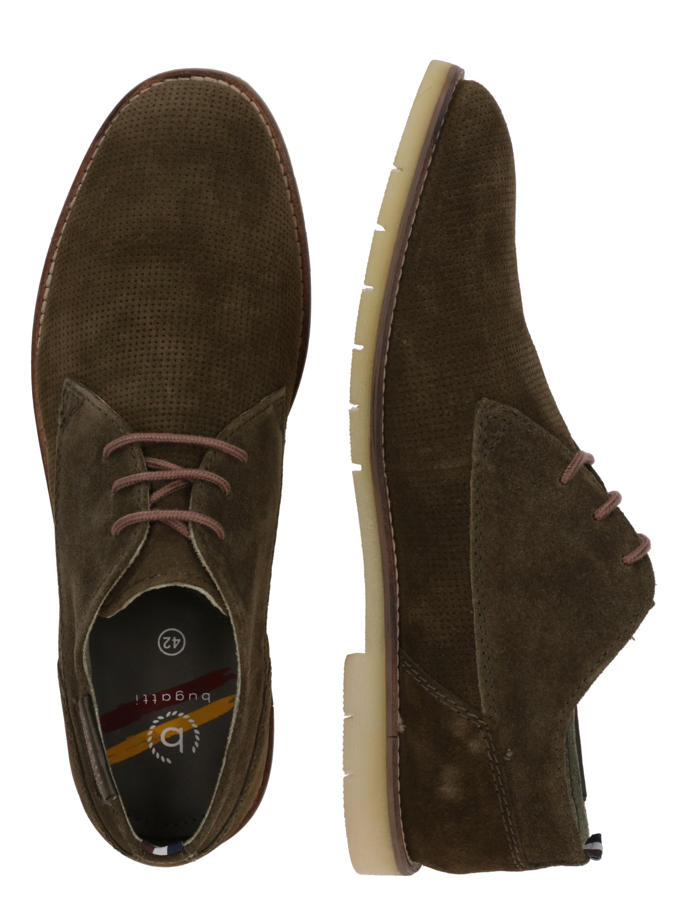 žalia bugatti Batai su raišteliais