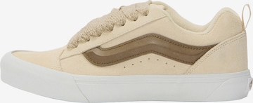 Baskets basses 'Knu Skool' VANS en beige : devant