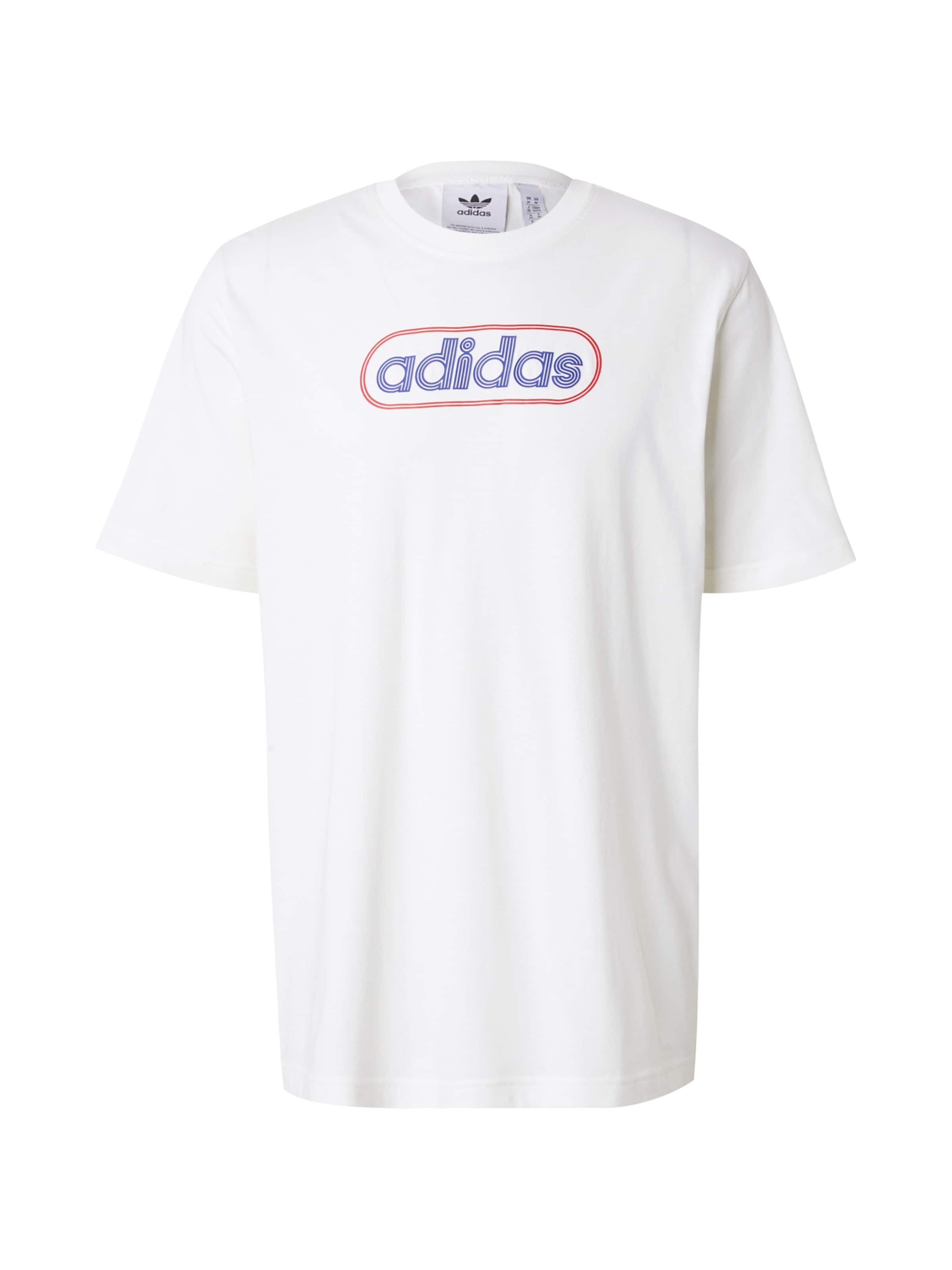 ADIDAS ORIGINALS - Camiseta '80s' en blanco: frente