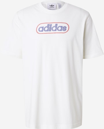 ADIDAS ORIGINALS - Camiseta '80s' en blanco: frente