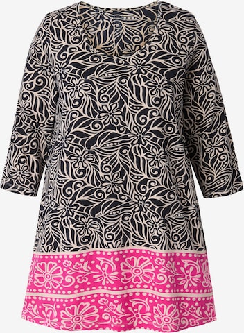 Ulla Popken Shirt in Schwarz: Vorderseite