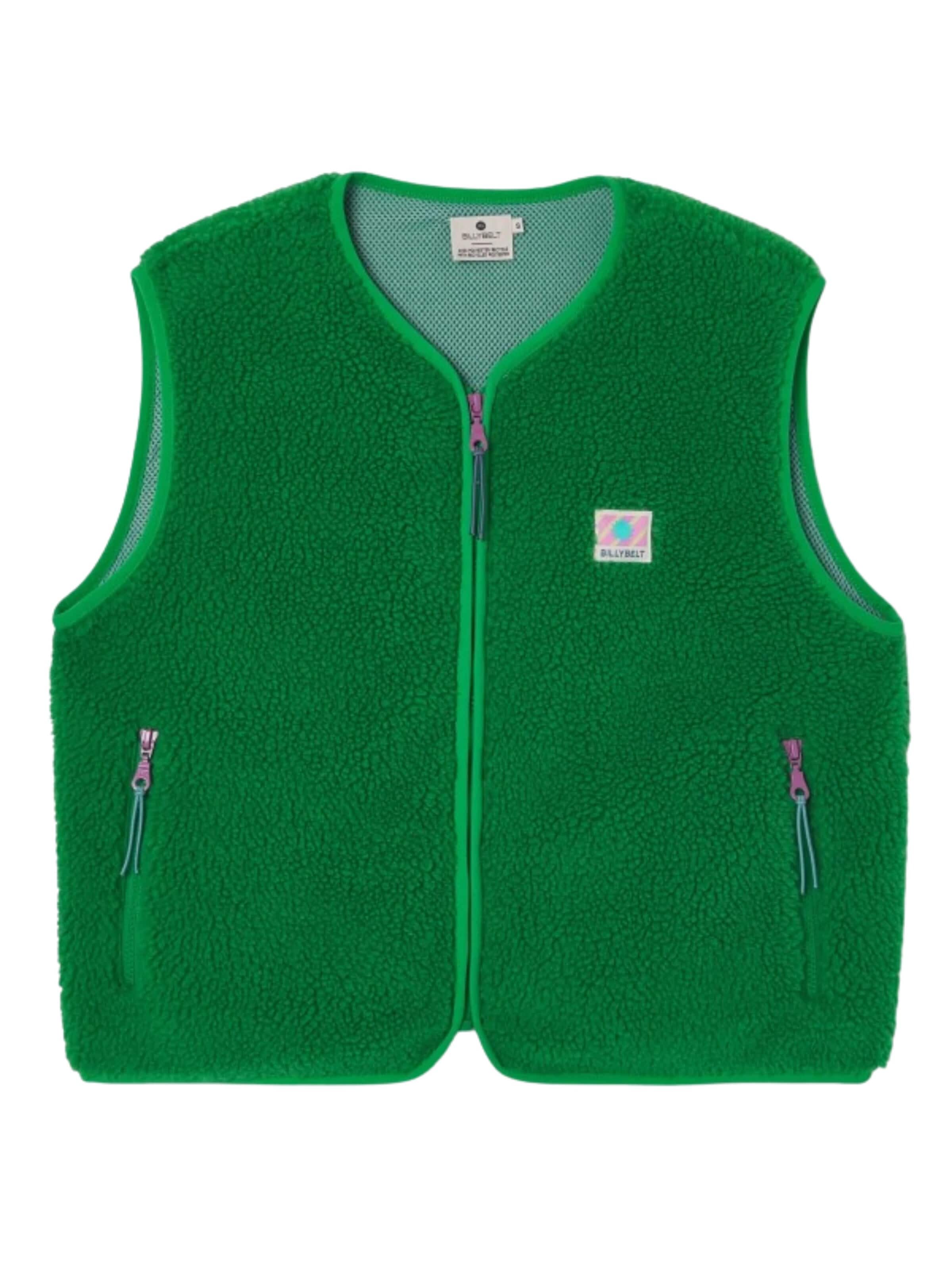 Billybelt Vest 'Sherpa Weste' in Green: front