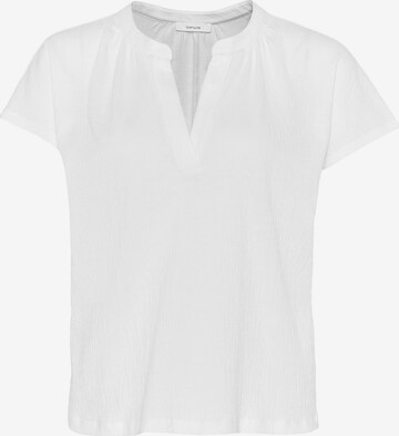 OPUS - Blusa 'Skirius' en blanco: frente