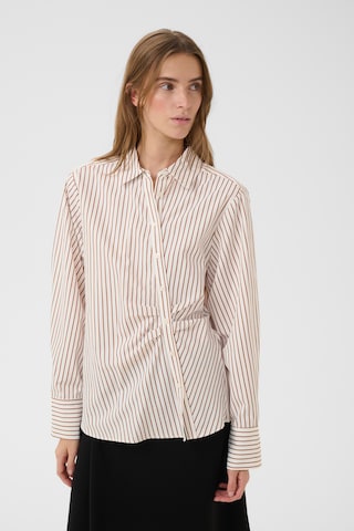 KAREN BY SIMONSEN Shirt 'KBElmira' in Bruin: voorkant