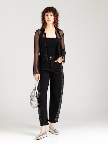 Liu Jo Barrel Jeans in Schwarz