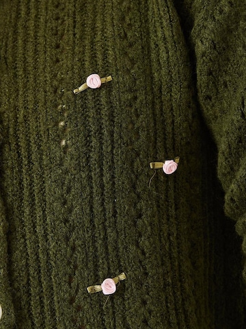 Bianco Lucci Gebreid vest in Groen