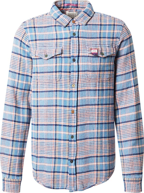 SCOTCH & SODA Regular Fit Hemd in Azur Dunkelblau SCOTCH & SODA Regular Fit Hemd in Azur Dunkelblau