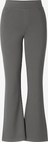 BASE LEVEL CURVY Hose 'Allie' in Grau: Vorderseite