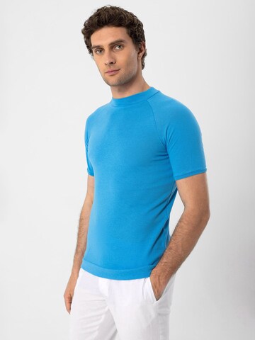 Antioch - Camisa 'Basic' em azul