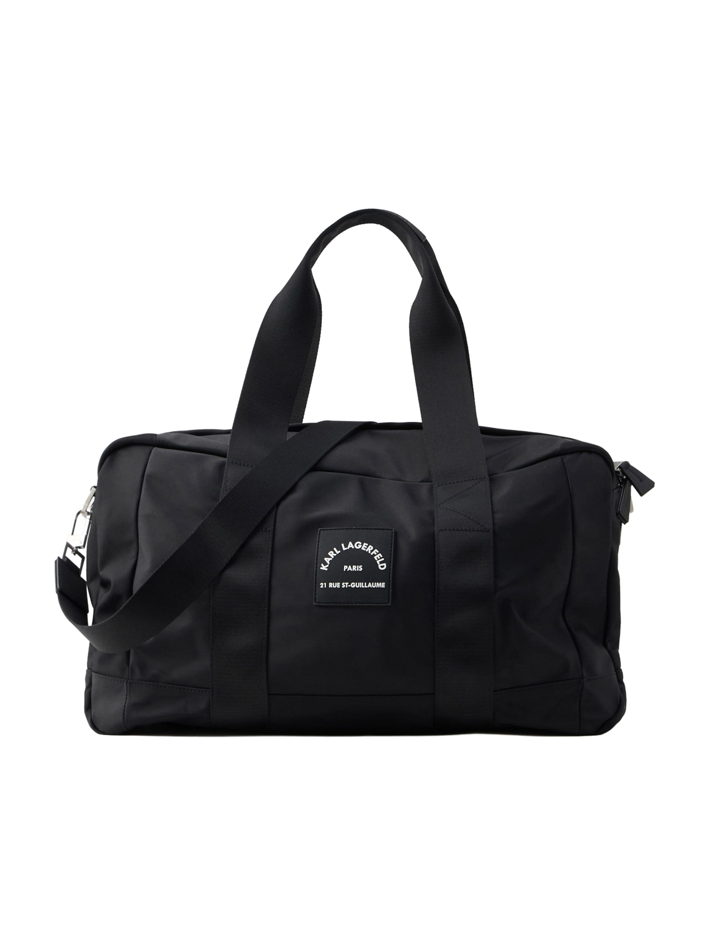 Karl Lagerfeld Weekend bag i svart: framsida