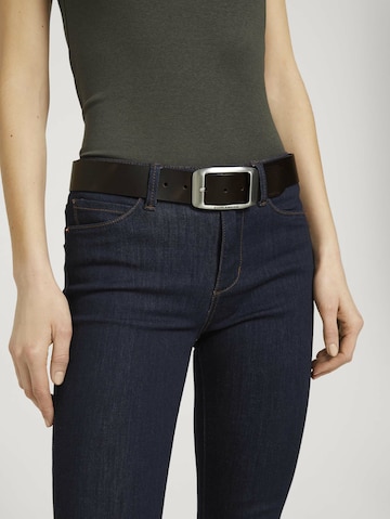 TOM TAILOR Belt 'Amy' in Brown