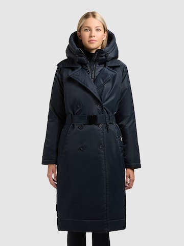 Manteau d’hiver 'Lexy' khujo en bleu : devant
