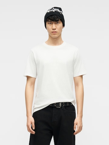 Maglietta 'JORCATSKILLS' di JACK & JONES in bianco: frontale