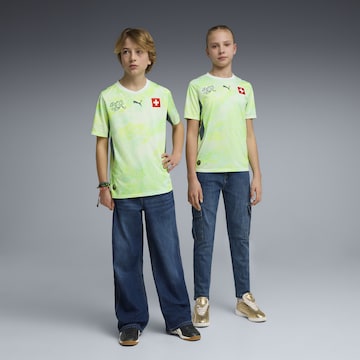 PUMA Functioneel shirt 'Schweiz 2026' in Geel