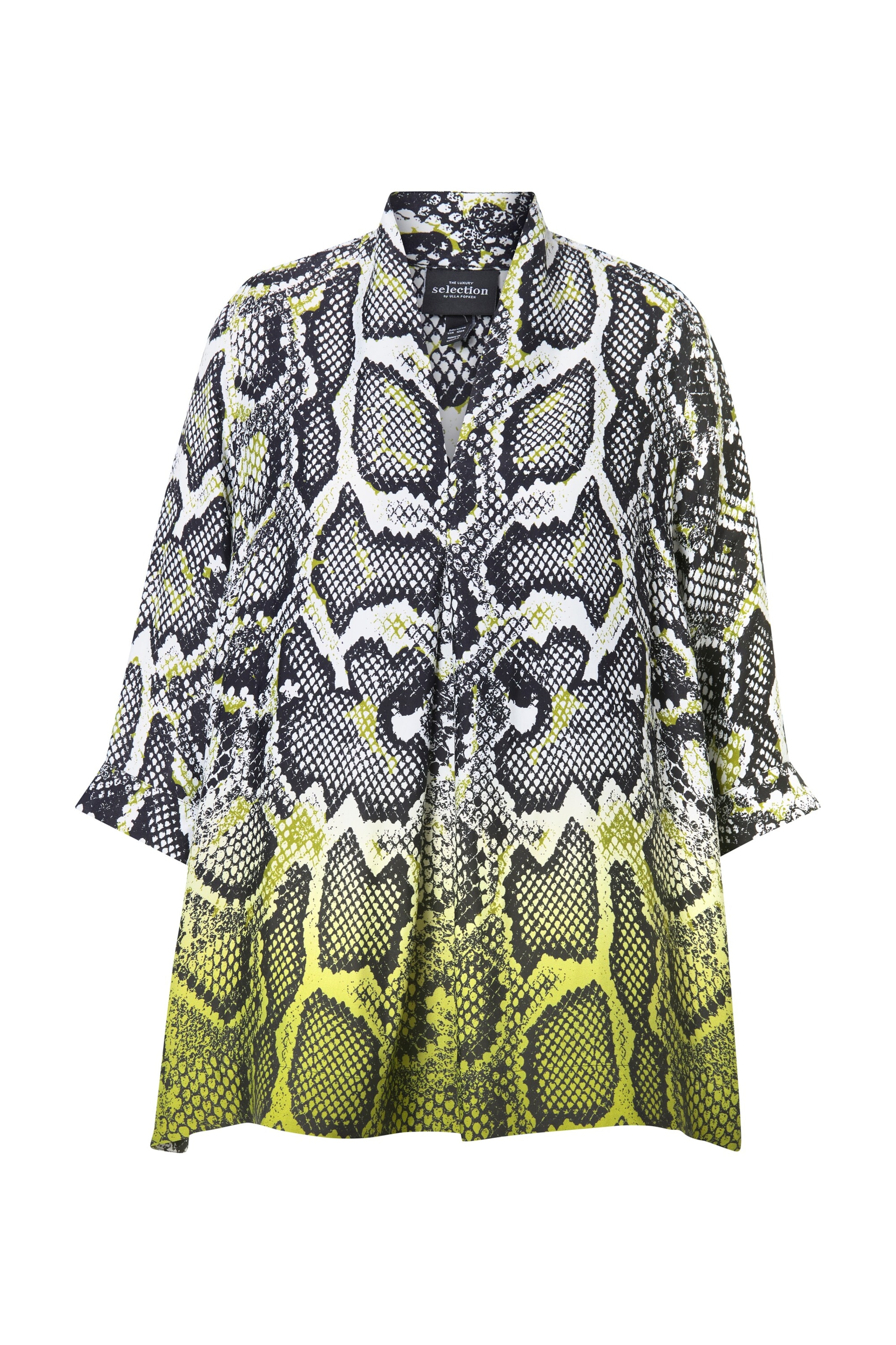 Ulla Popken Tussenjas in Zwart: voorkant