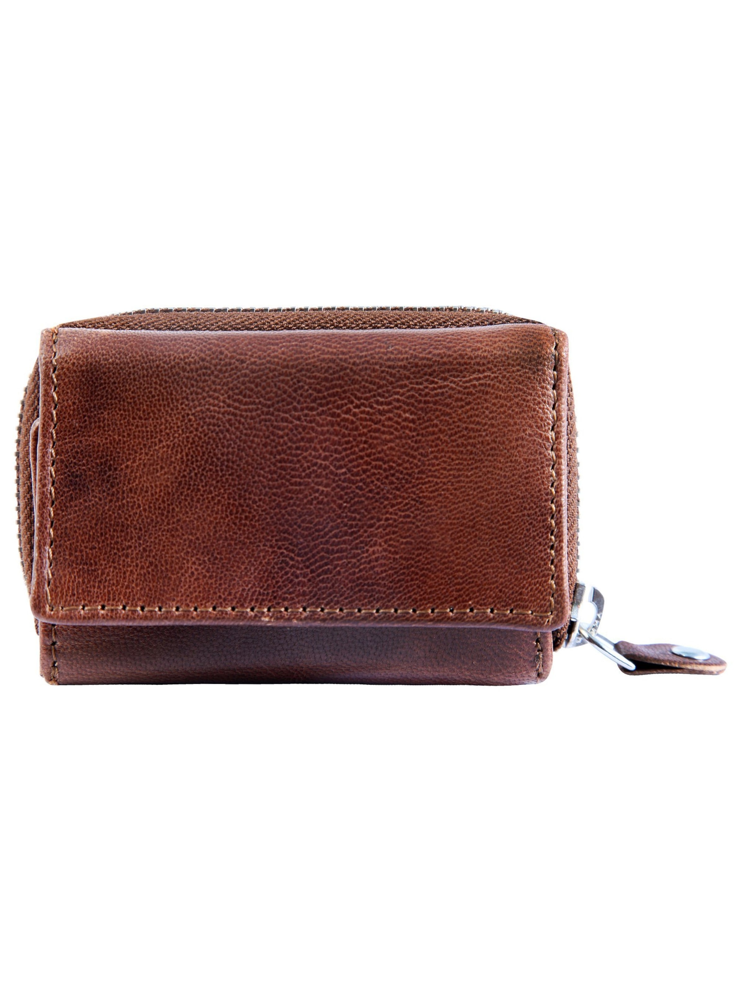 JUST Wallet 'RFID-Schutz' in Brown: front
