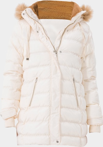 Daniel Hills Talvitakki värissä beige: etupuoli