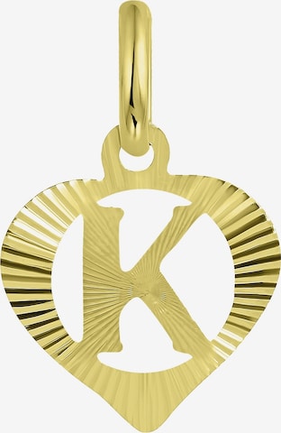 Lucardi Hangers 'Buchstabe' in Goud: voorkant