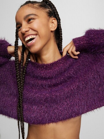 Pull&Bear Sweater in Purple