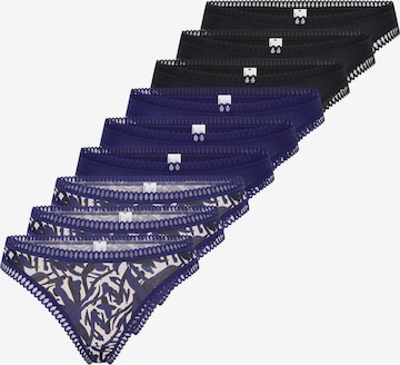 SLOGGI String 'GO Crush' in Blauw: voorkant