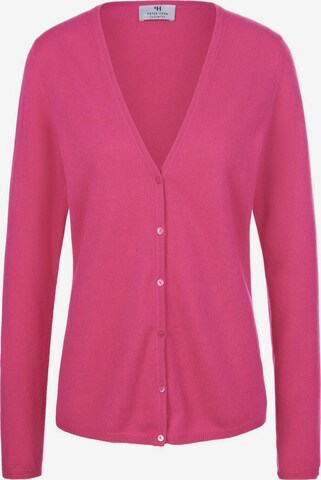 Peter Hahn Knit Cardigan in Pink: front