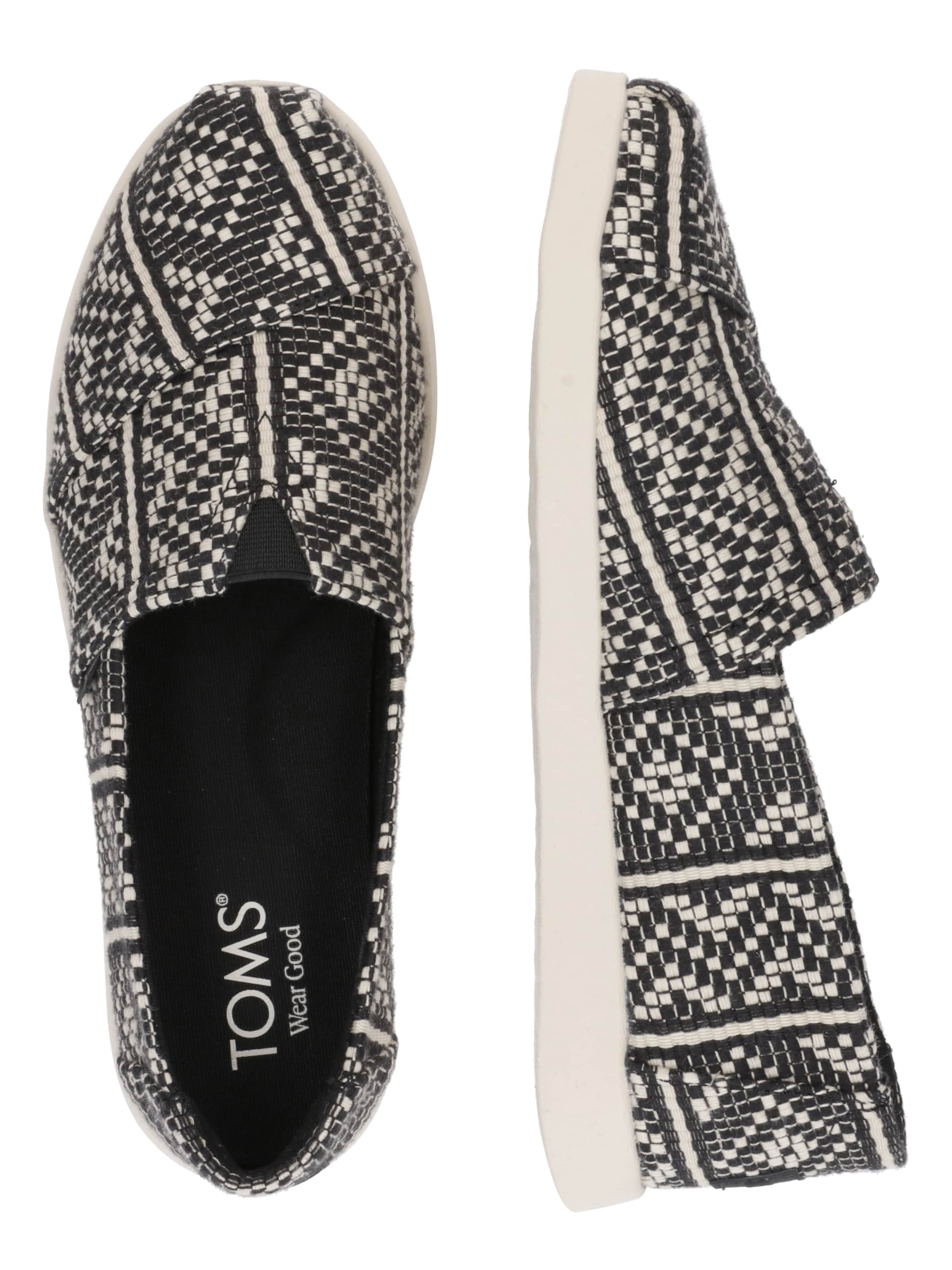 TOMS Slip-ons 'Alpargata Plus' in Black