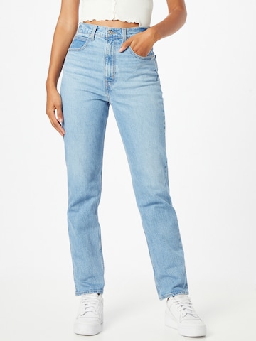 LEVI'S ® Slimfit Jeans '70s High Slim Straight' i blå: forside