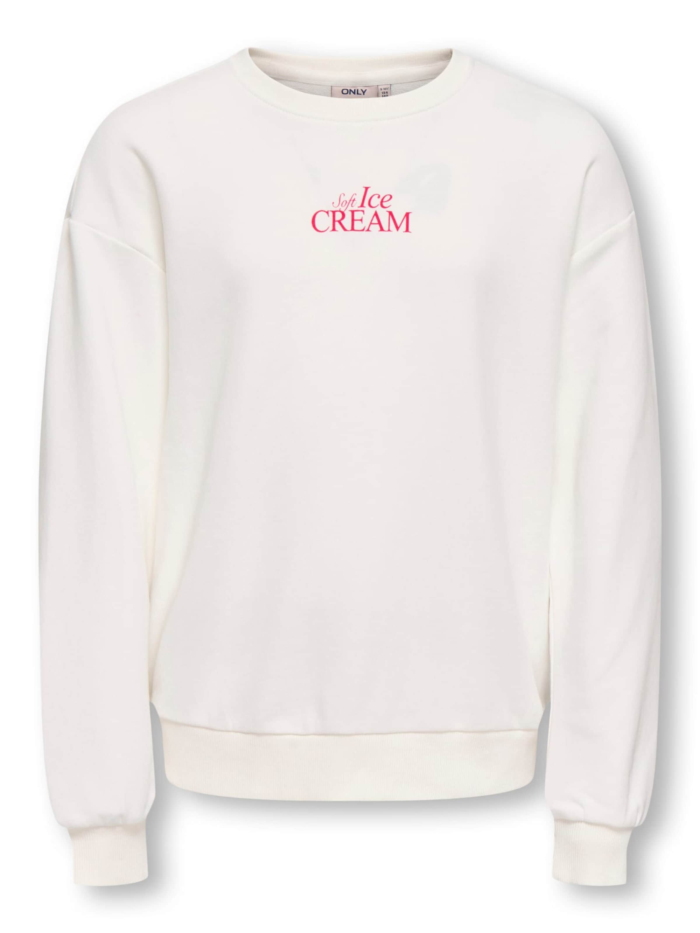 ONLY Sweatshirt 'Philea' in White: front