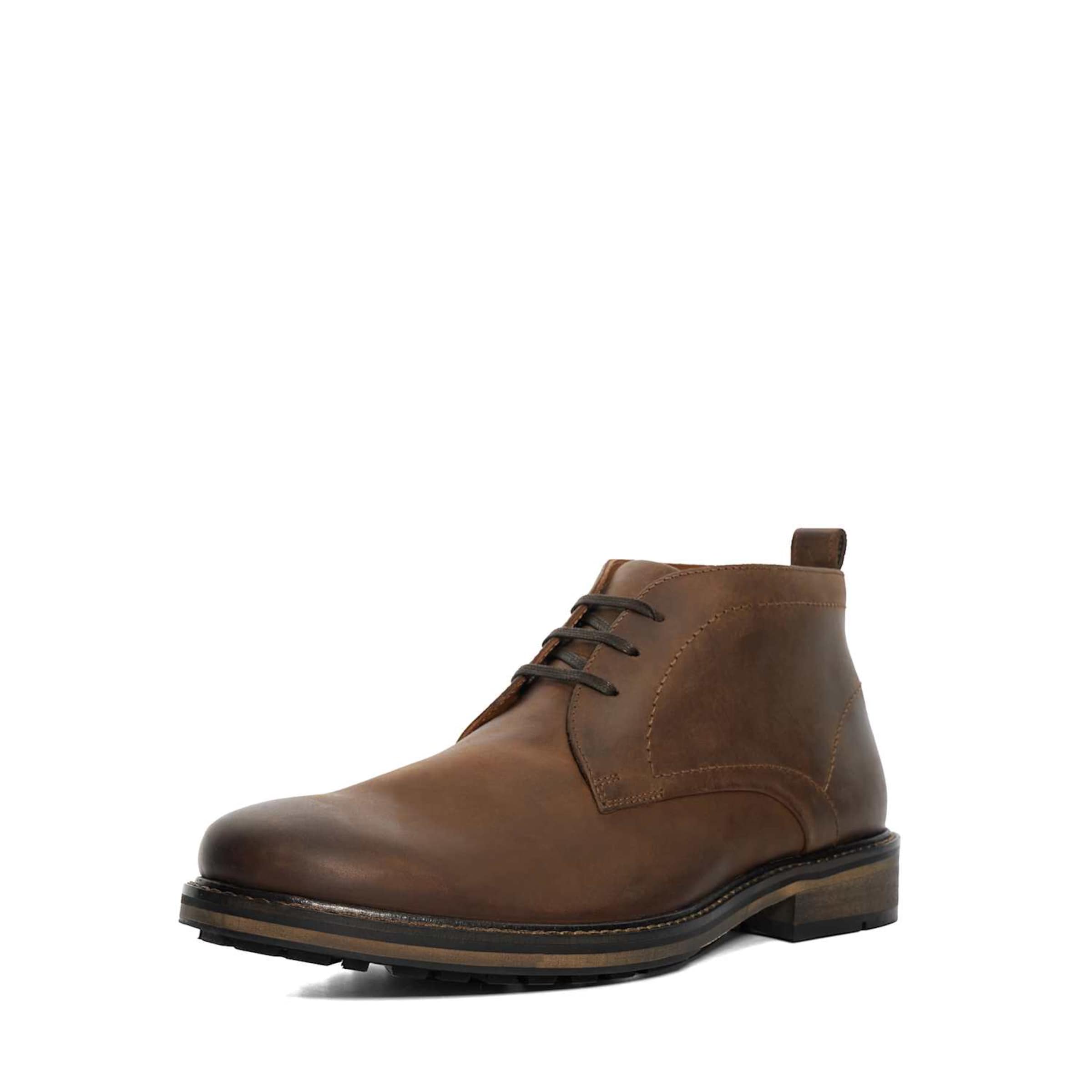 Dune LONDON Chukka Boots 'Charleys' in Bruin: voorkant