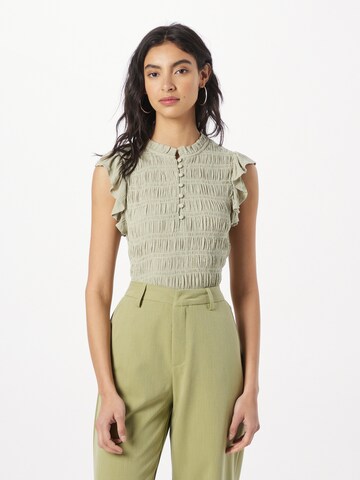 b.young Blouse 'Felice' in Green: front