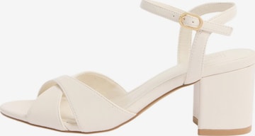 Sandales Friends Like These en blanc : devant