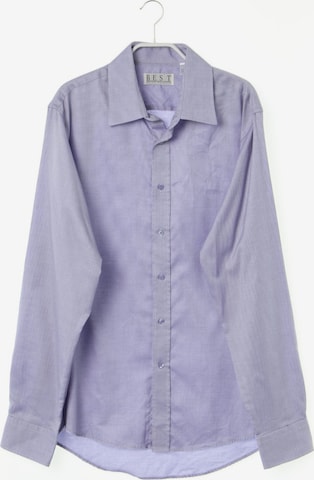 BEST DE LA REDOUTE Button Up Shirt in L in Purple: front