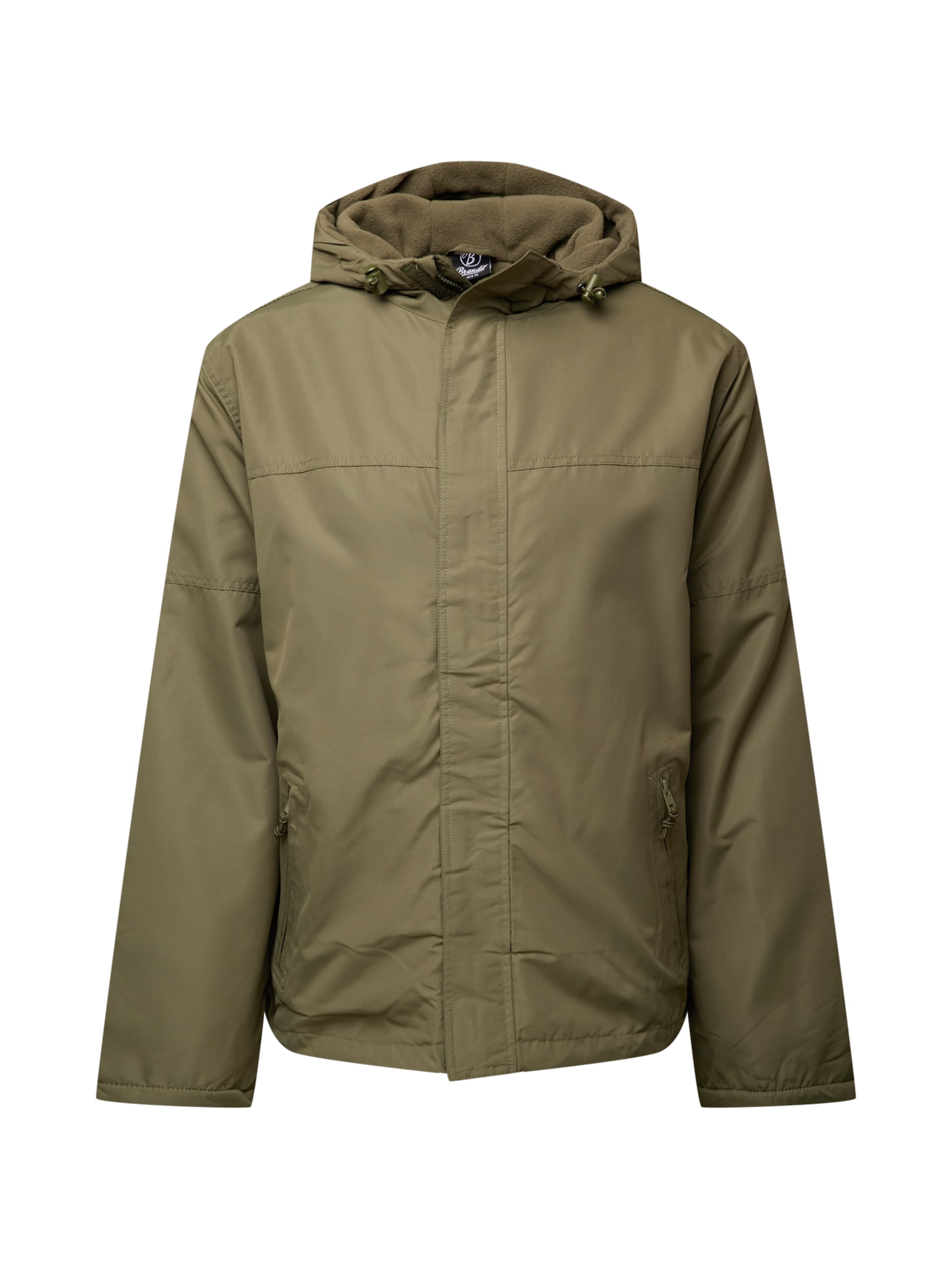 Brandit Between-season jacket in Green: front
