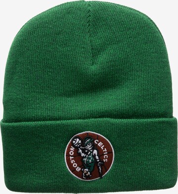 Mitchell and Ness Beanie in Green: front