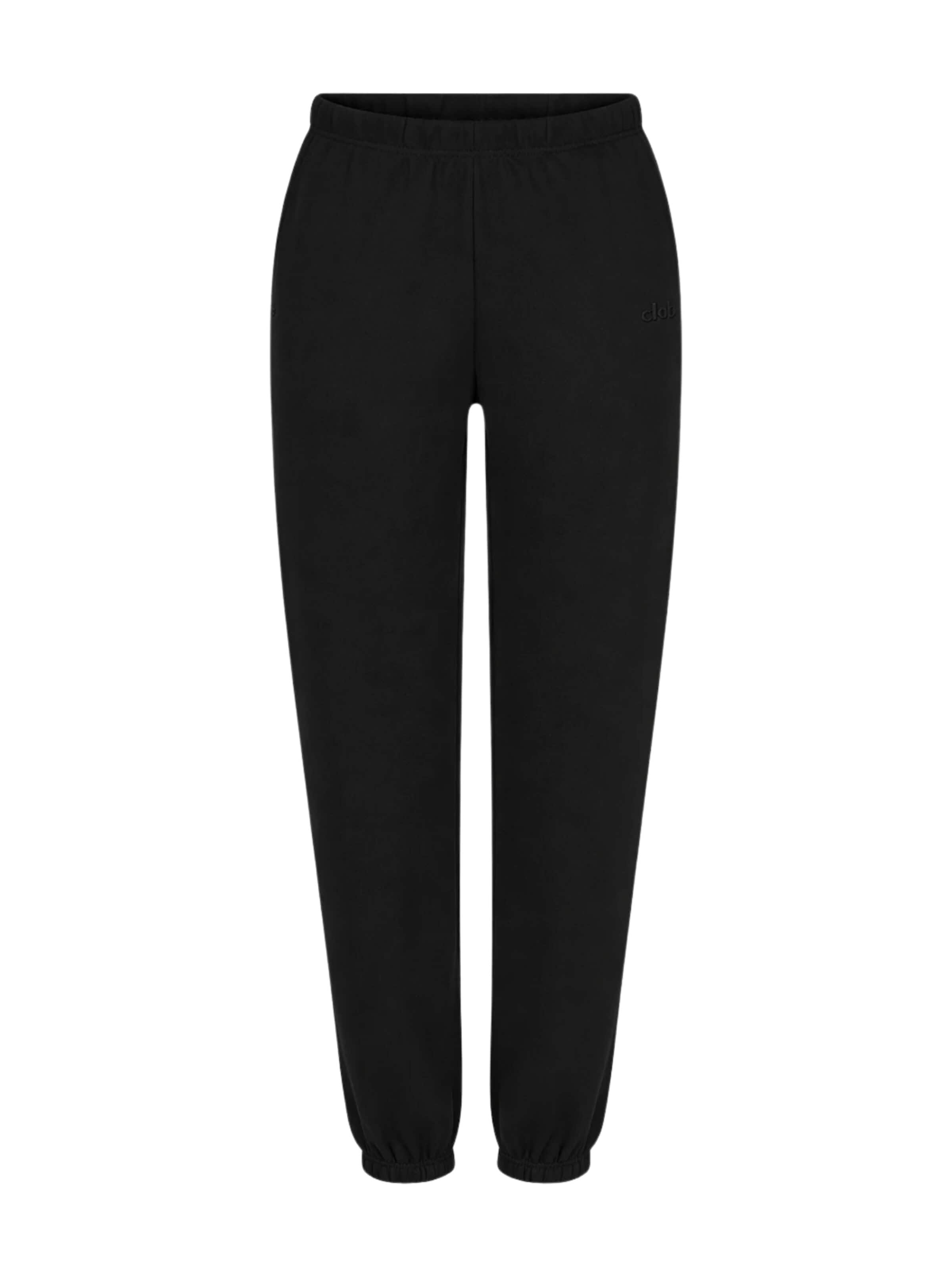 cfab (formerly creamy fabrics) Broek 'Everyday Carrot' in Zwart: voorkant