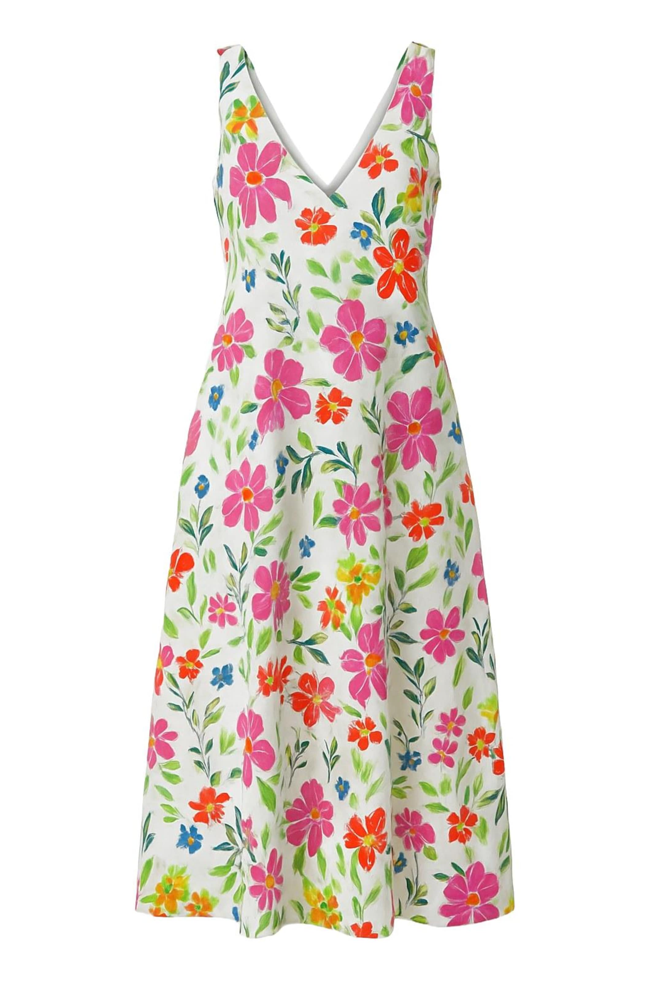 For You Moda Kleid in Weiß: Vorderseite