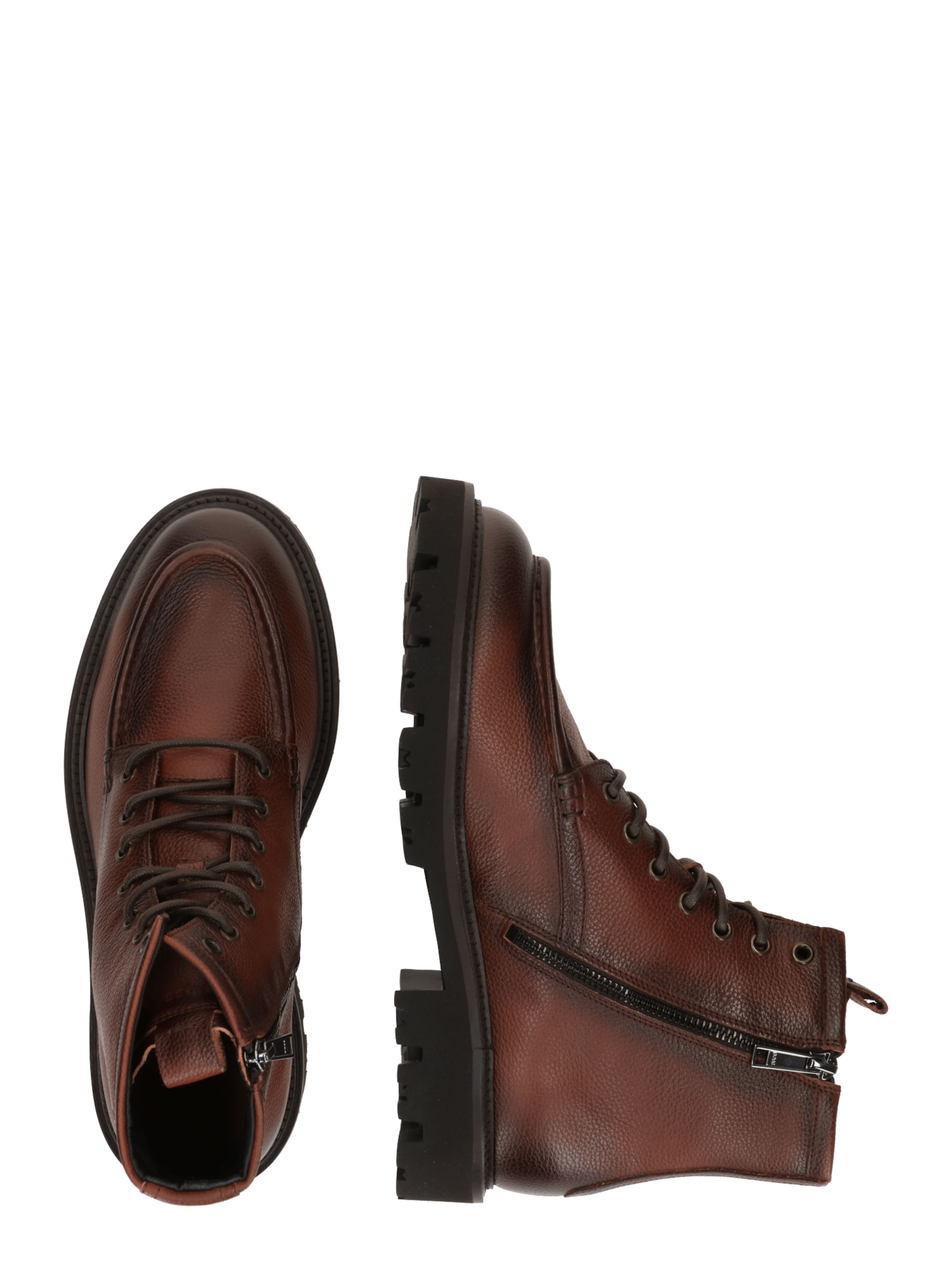 BOSS Lace-up boots 'Julyo' in Brown