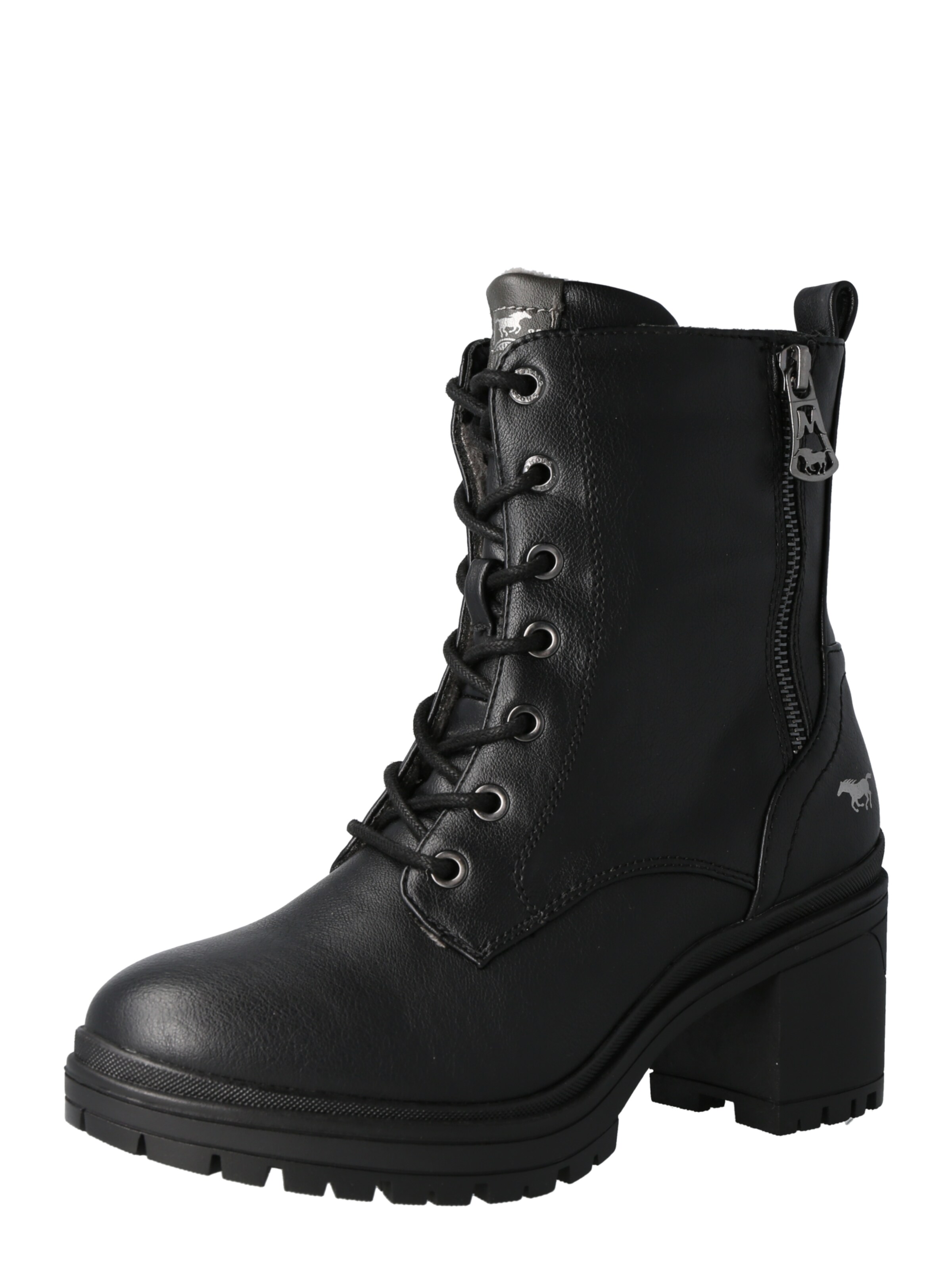 Stivali Mustang | Stivali Stringati Marrone Scuro Donna — Tech Infosoft