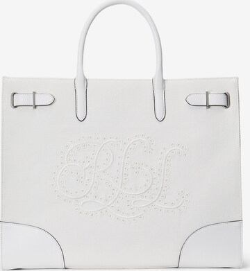 Lauren Ralph Lauren Nákupní taška 'Devyn' – bílá: přední strana