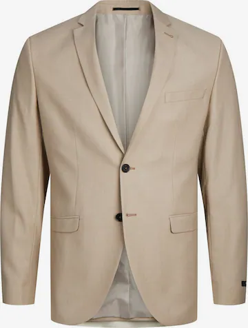 smėlio JACK & JONES Standartinis Dalykinio stiliaus švarkas 'Solaris': priekis