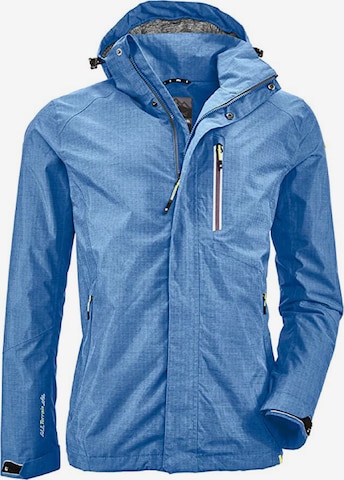 KILLTEC Regular fit Outdoor jacket 'Carleb' in Blue