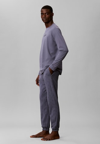 Pyjama long 'HOLIDAY' Calvin Klein Underwear en bleu